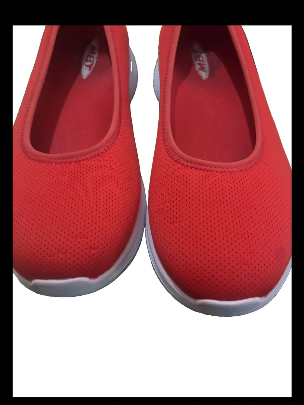 MBT Women's Hana Red Slip-On Comfort Shoes